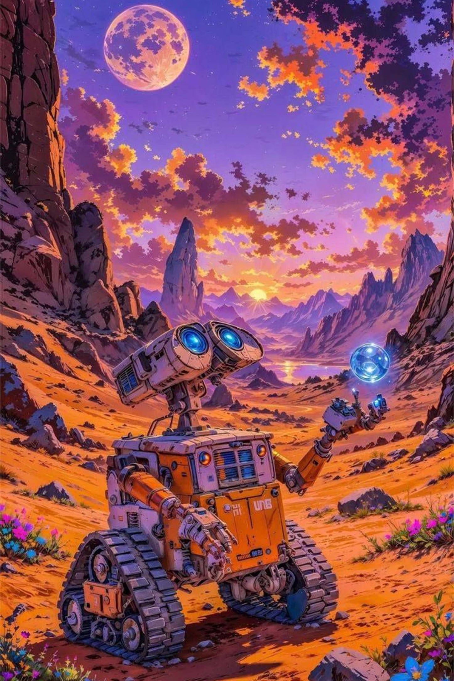 Sunset on Mars Diamond Painting Kit