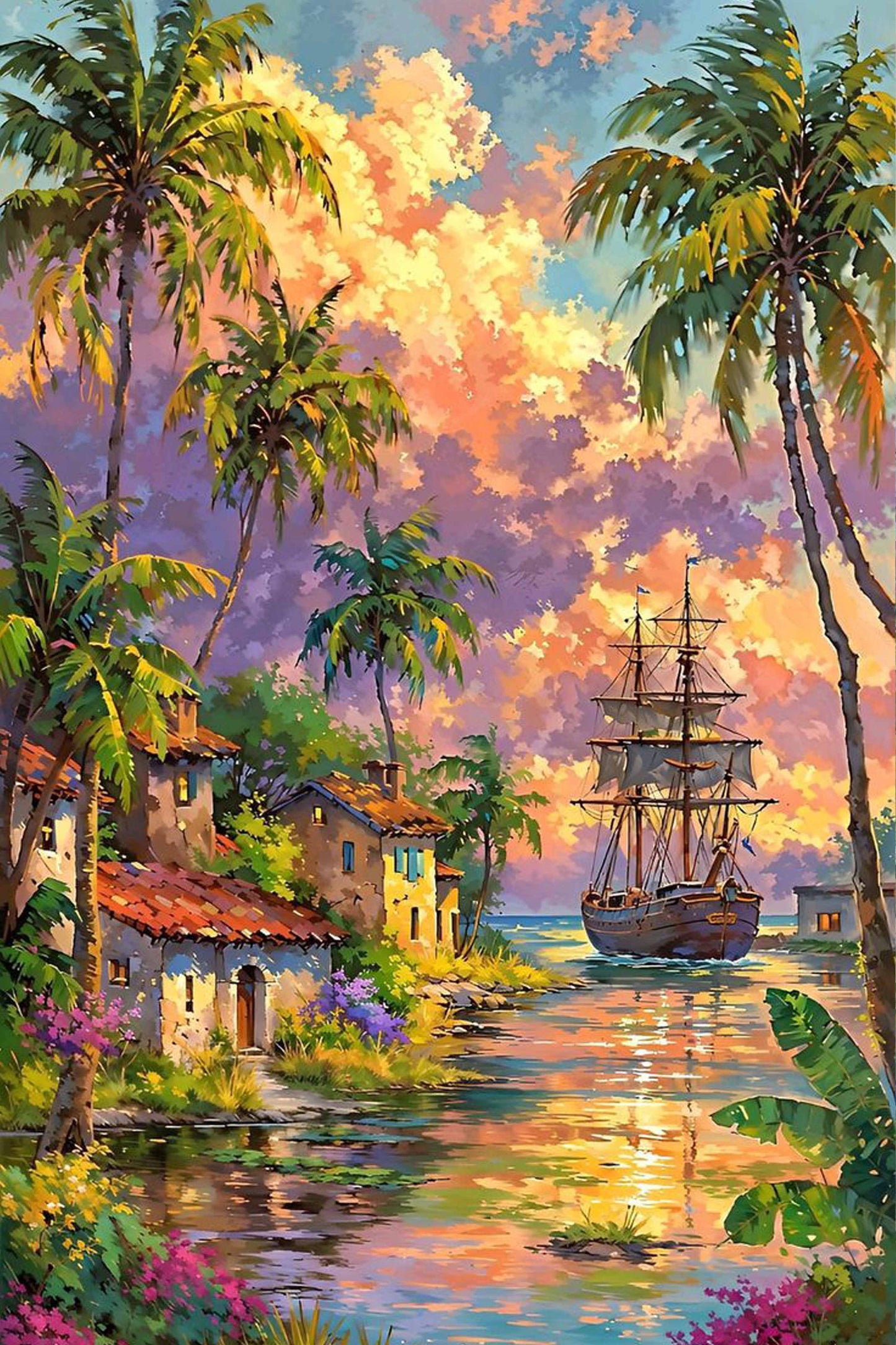 Port of Serenity Diamond Painting Kit