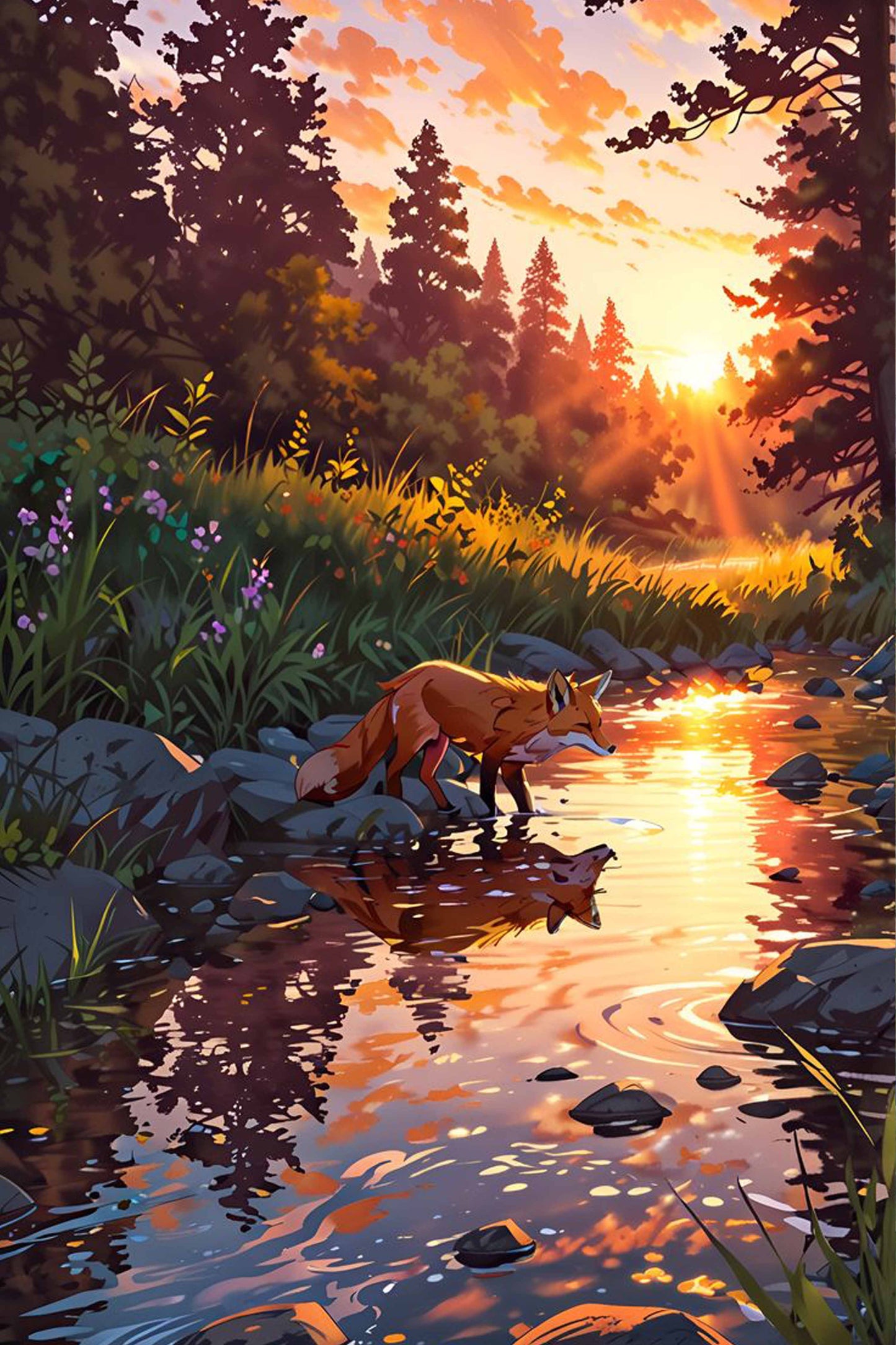 Nature’s Mirror Diamond Painting Kit