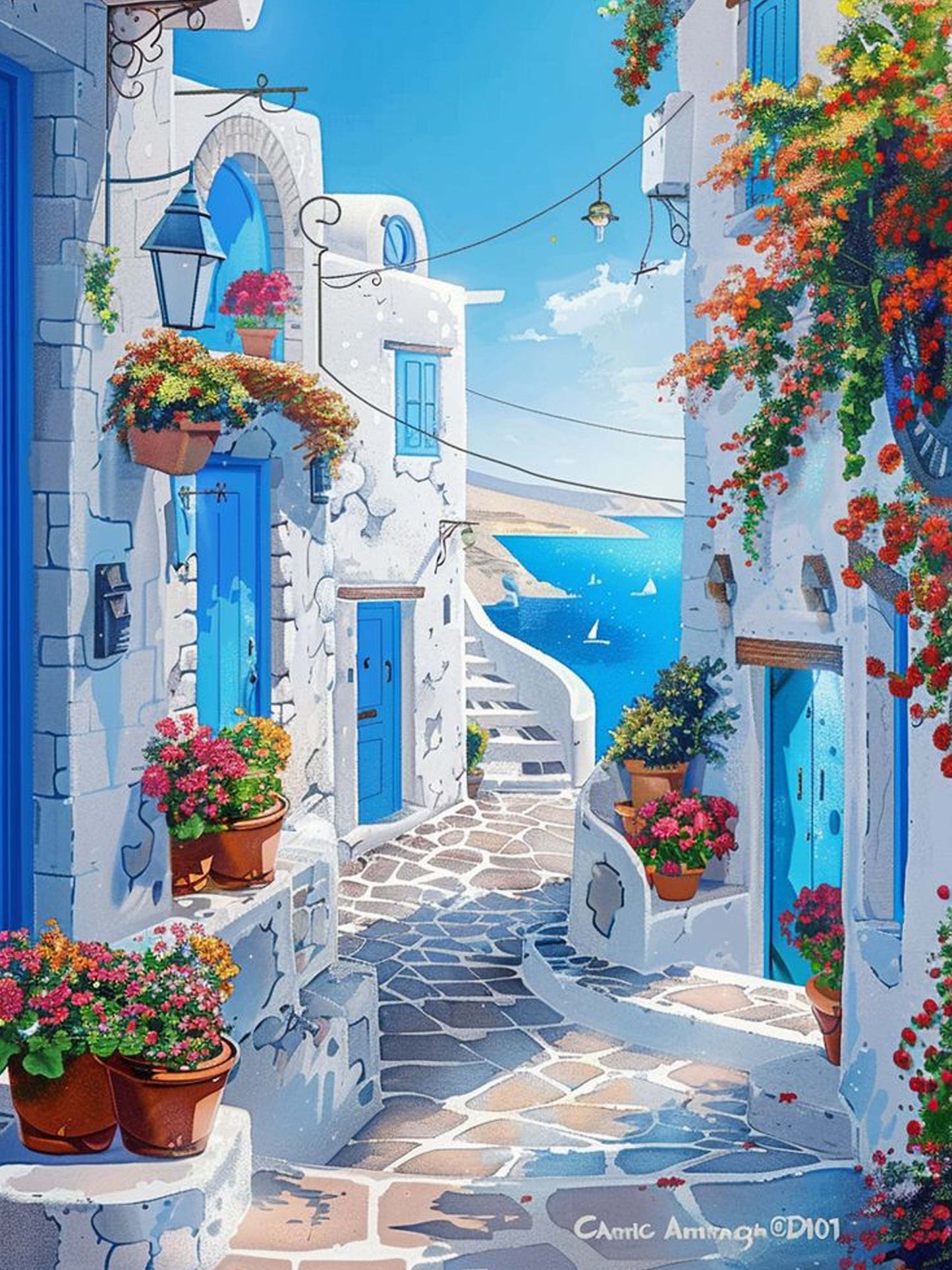 Whispers of the Aegean Diamond Painting Kit