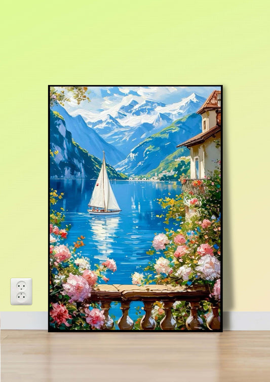 Lakeside Bloom Poster Wall Art