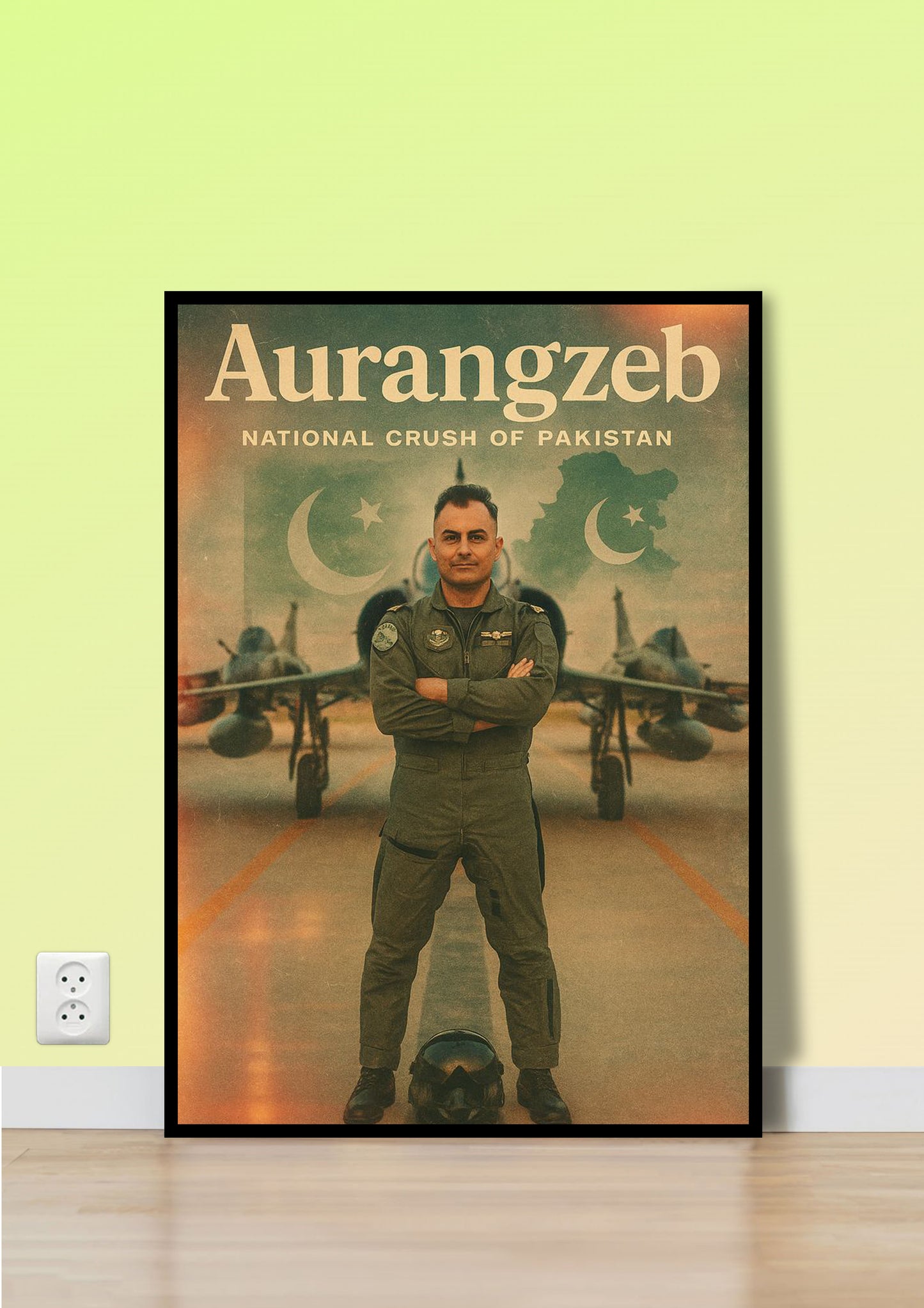Pakistan’s Sky Crush Pak Army Poster Wall Art
