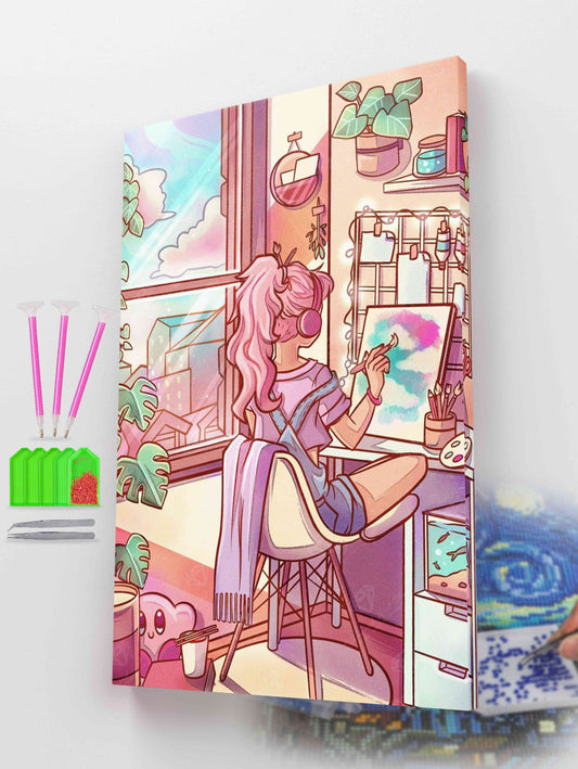 Room of Artist | Diamond Painting Kit