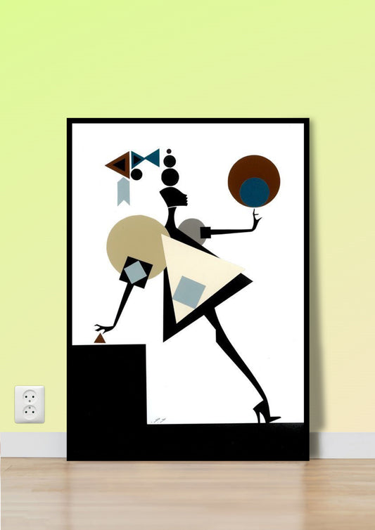 Balancing Act poster Wall Art
