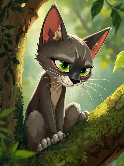 Mossy Mischief Diamond Painting Kit