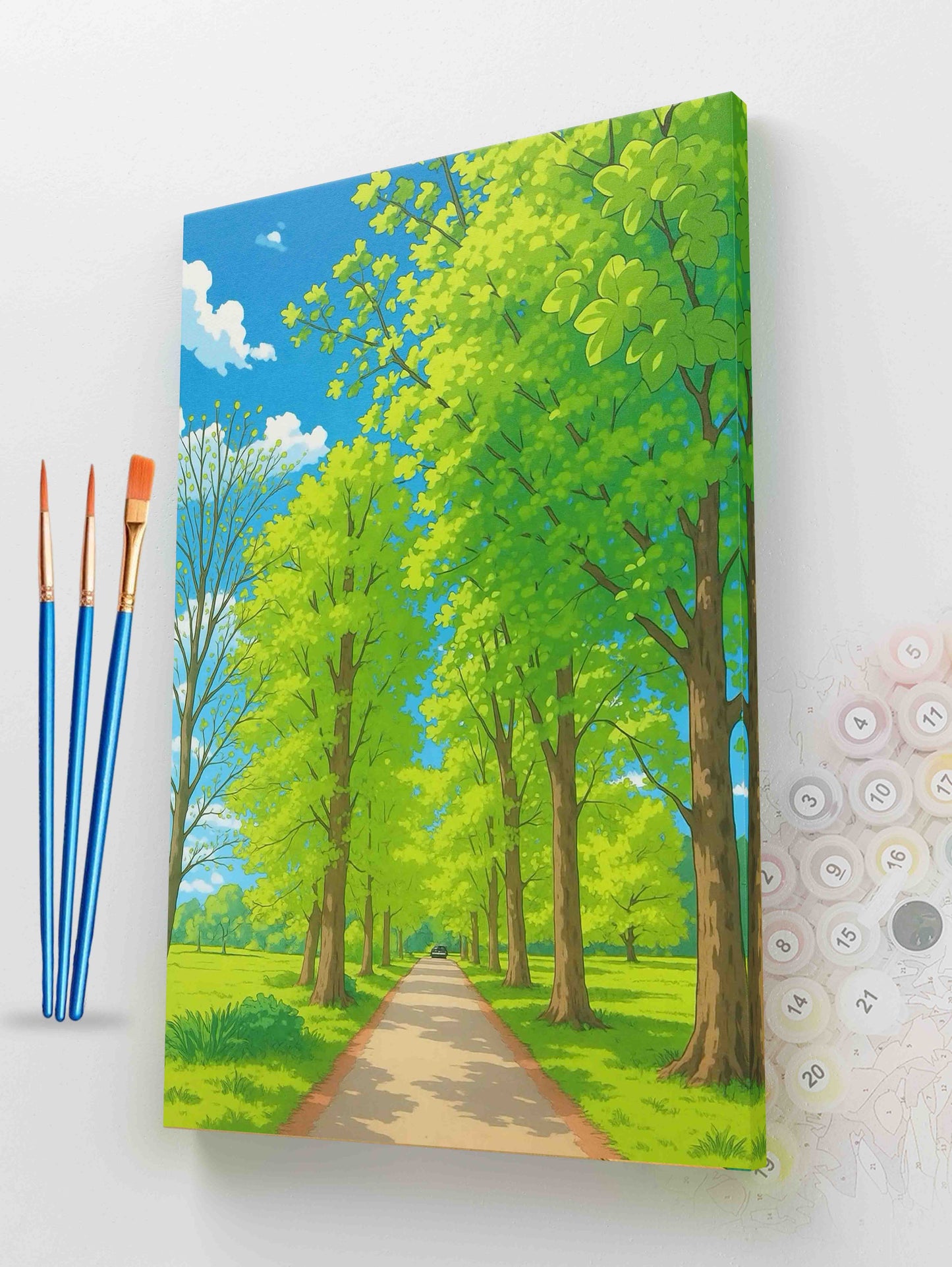 Avenue of Trees Paint by Numbers Kit