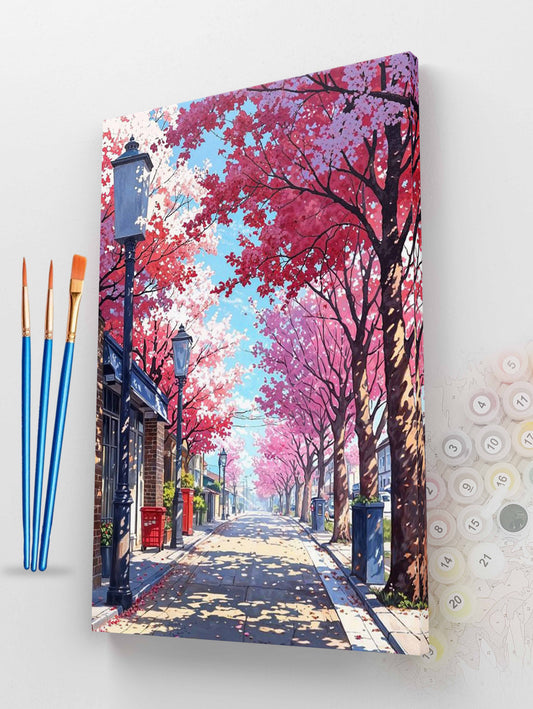Sakura Path Paint by Numbers Kit