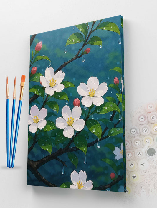 Rainy Jasmine Paint by Numbers Kit