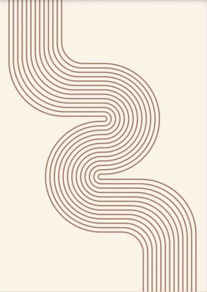 Curves in Quiet Poster Wall Art