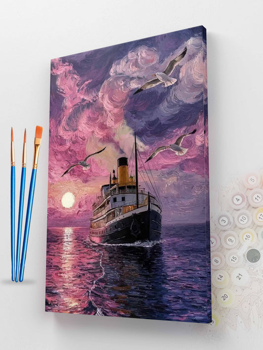 Violet Voyage Paint by Numbers Kit
