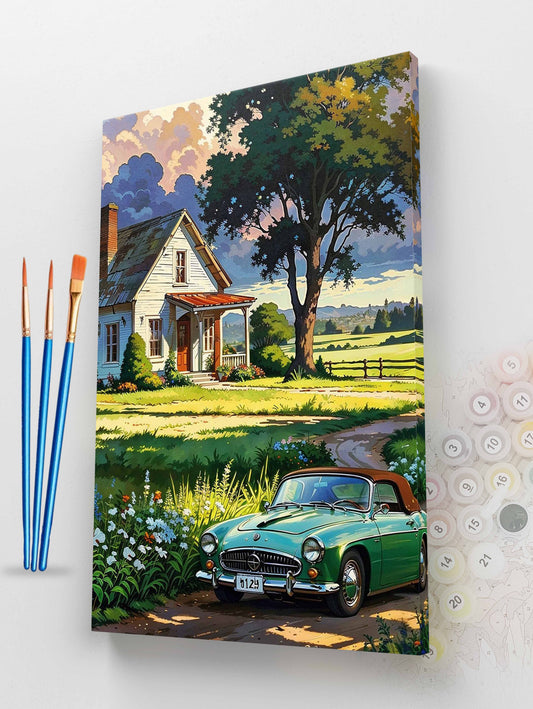 Summer Farmhouse Paint by Numbers Kit