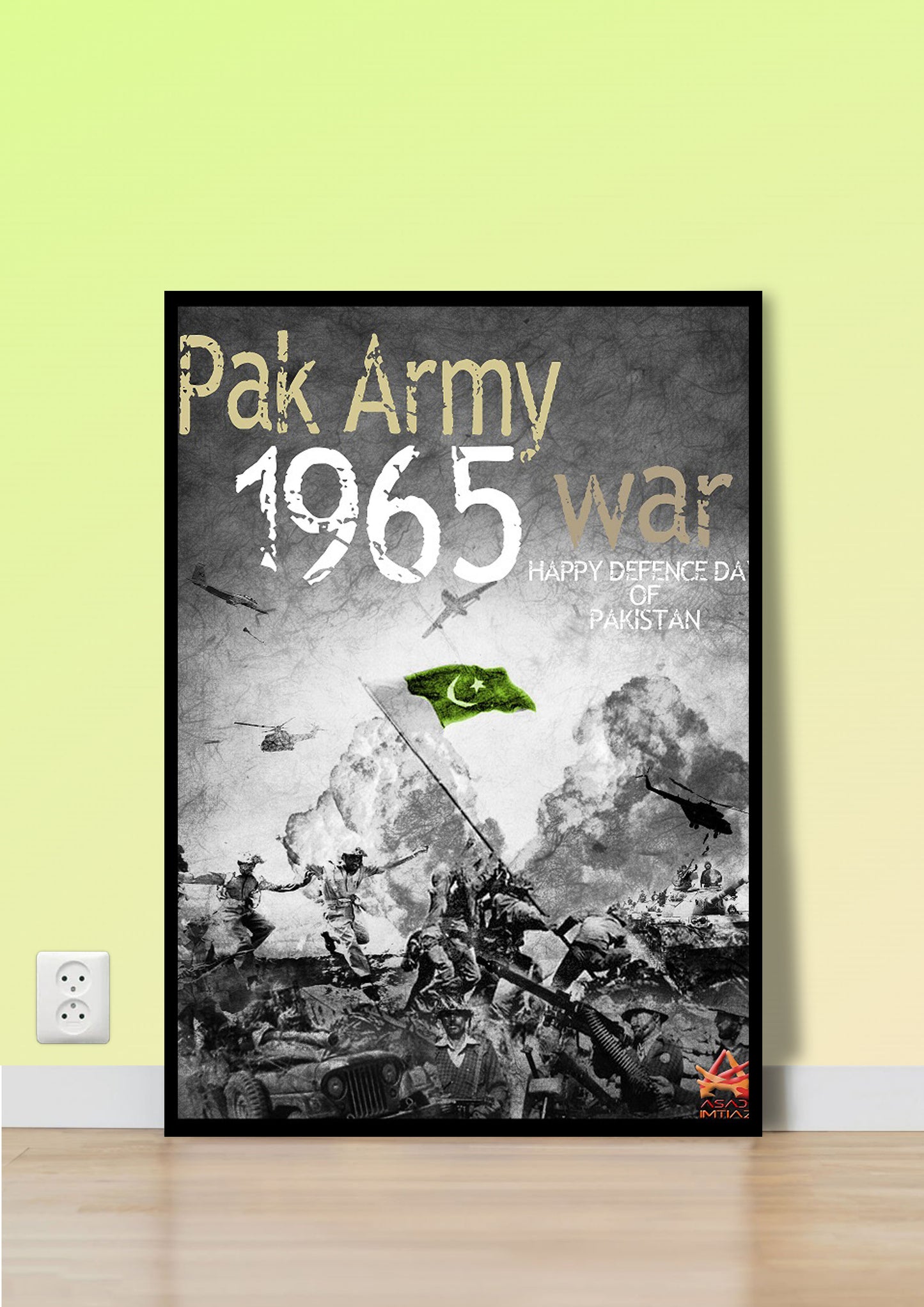 Pak Army 1965 A Legacy of Bravery Poster Wall Art