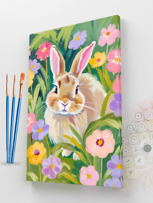 Spring Meadow Bunny Paint by Numbers Kit
