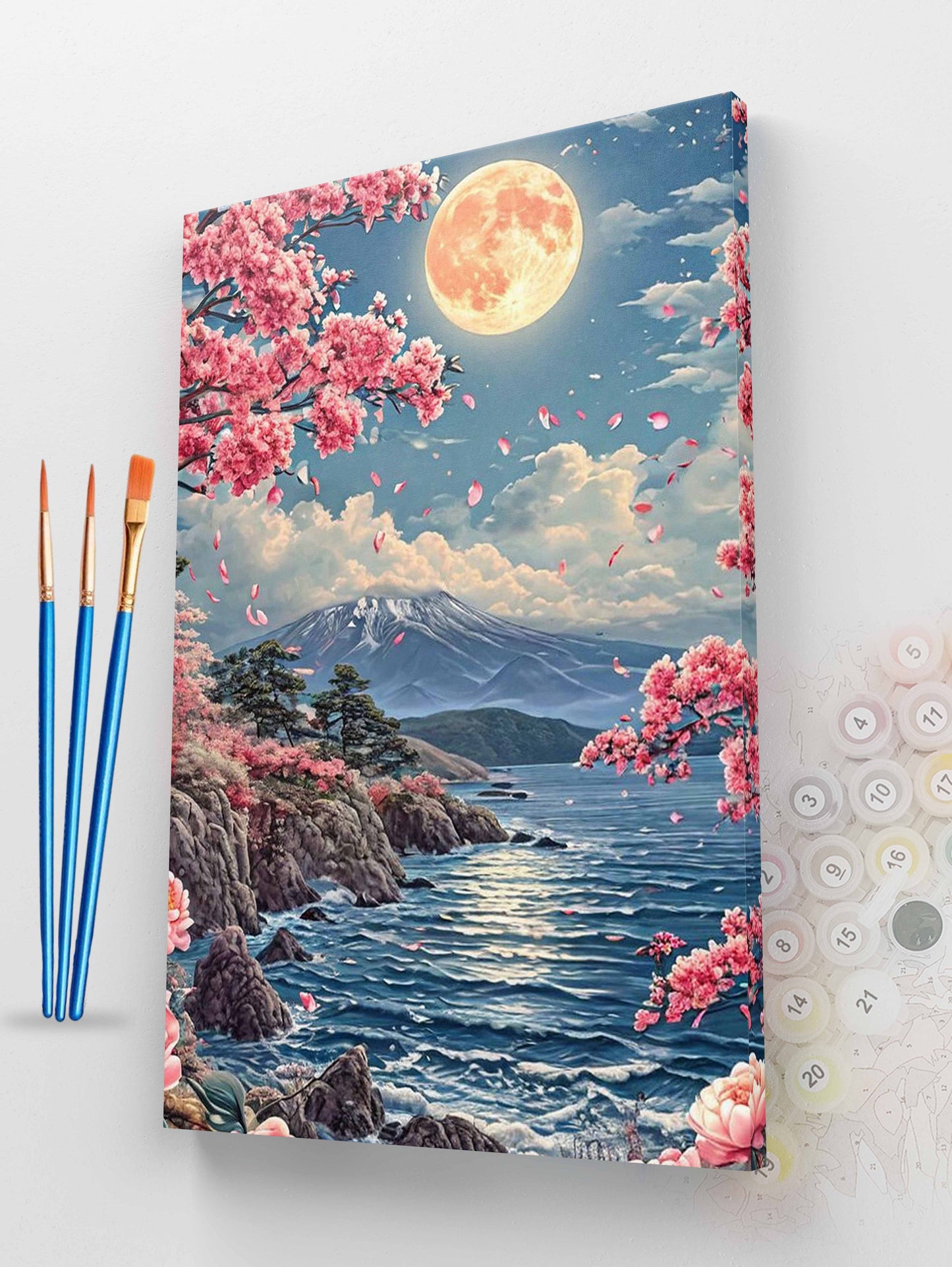 Mountain Moonrise Paint by Numbers Kit