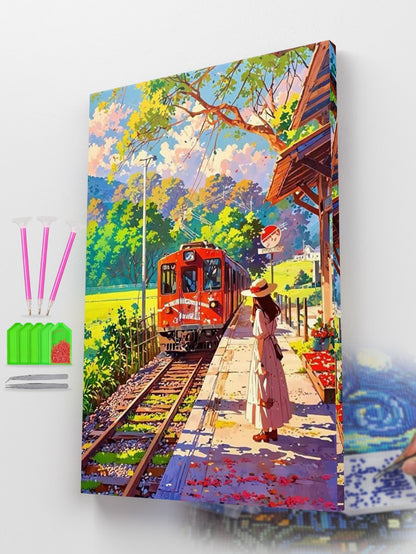 Golden Hour Departure Diamond Painting Kit
