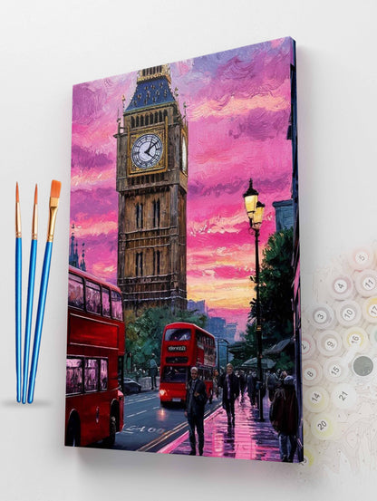London Sunset Paint by Numbers Kit