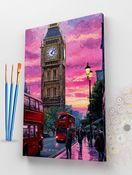 London Sunset Paint by Numbers Kit