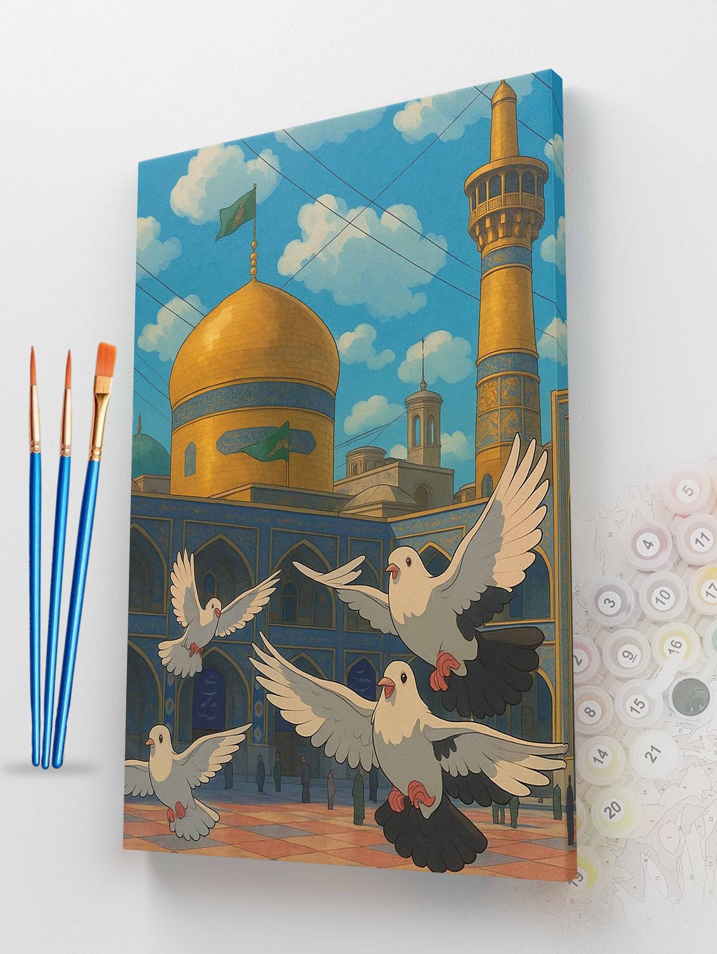 Mashhad Shrine Paint by Numbers Kit