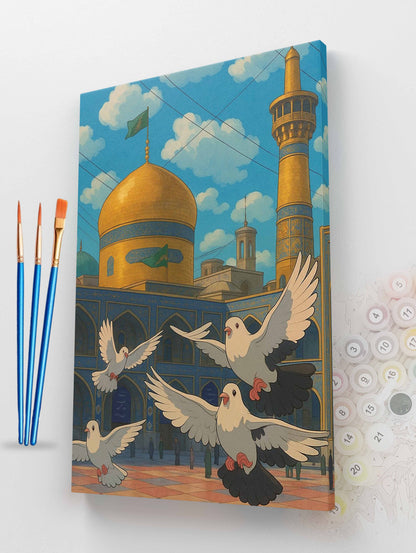 Mashhad Shrine Paint by Numbers Kit