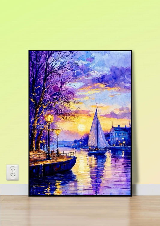 Twilight Voyage Poster Wall Art