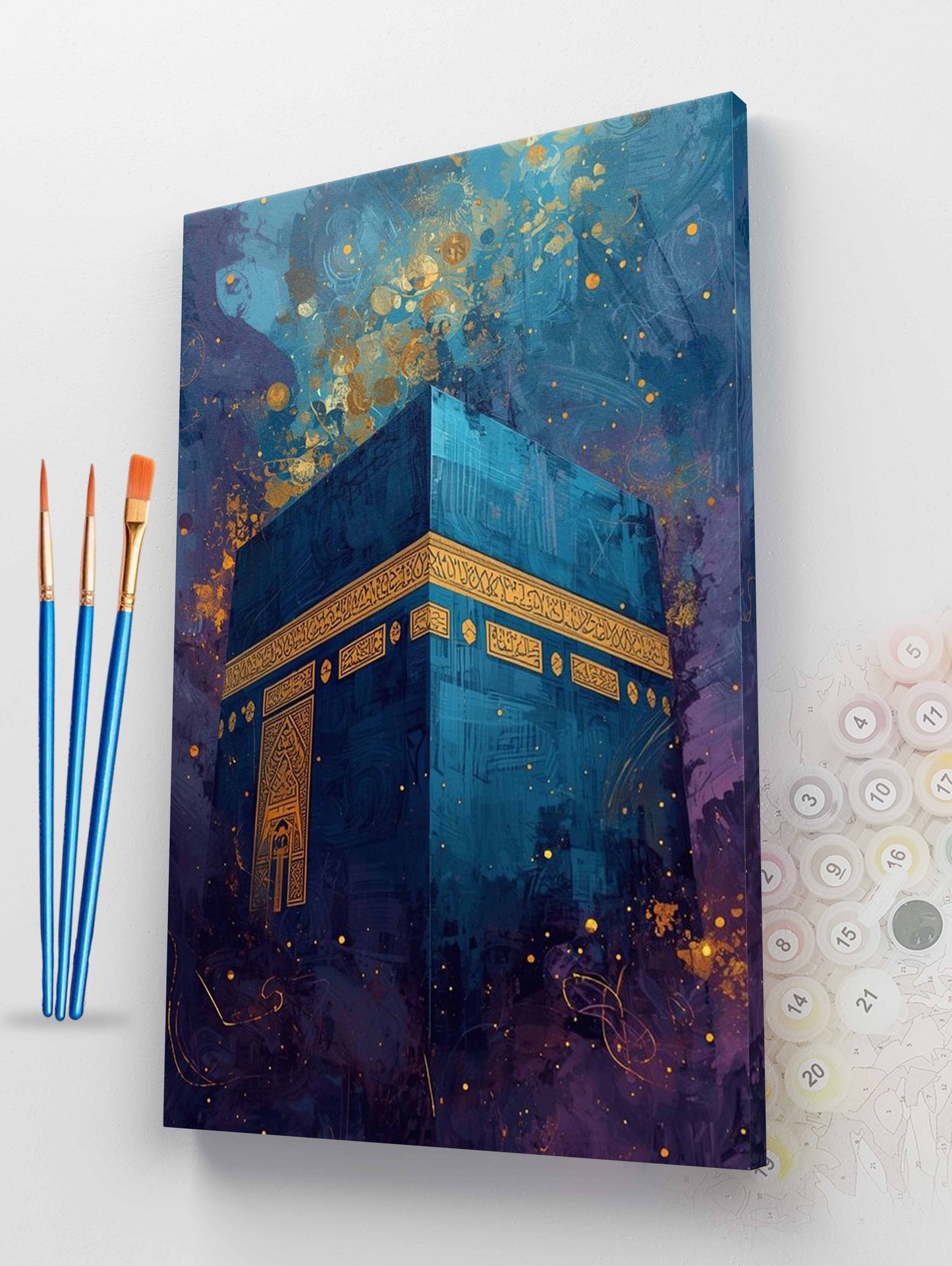 Abstract Holy Kaaba Paint by Numbers Kit