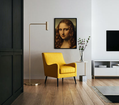 Modern Mona Glow Poster Wall Art