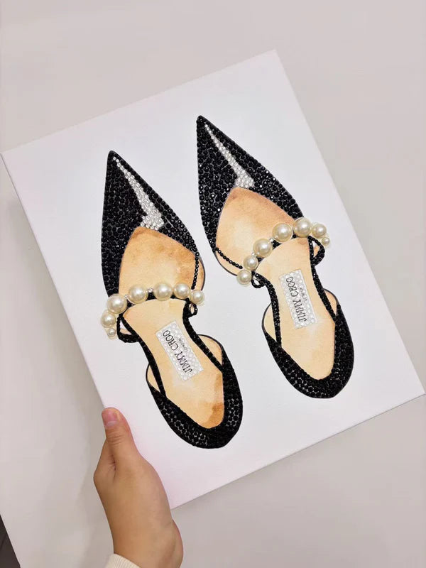 Glamour Heels Bedazzling Canvas Kit