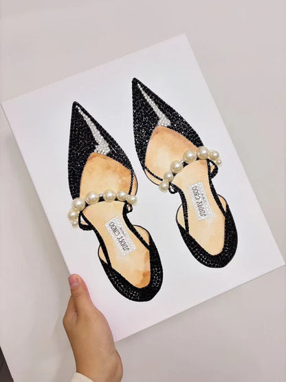 Glamour Heels Bedazzling Canvas Kit
