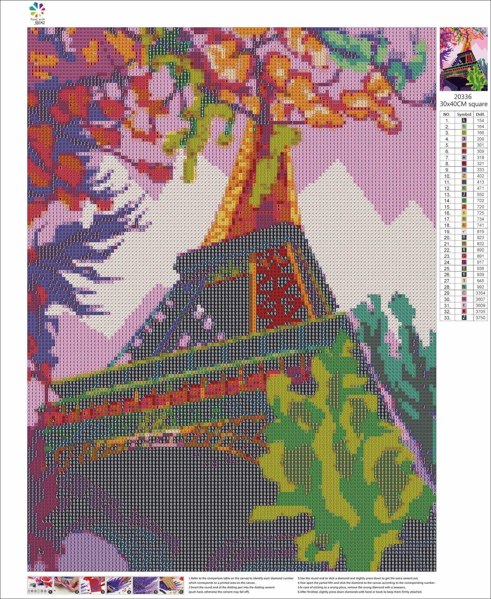 Eiffel Tower | Diamond Painting Kit - Paint with Gemz