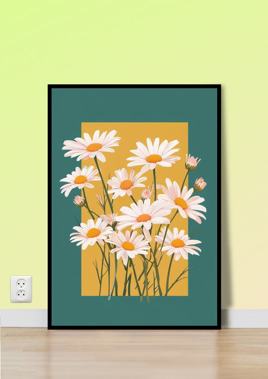 Daisy Days poster Wall Art