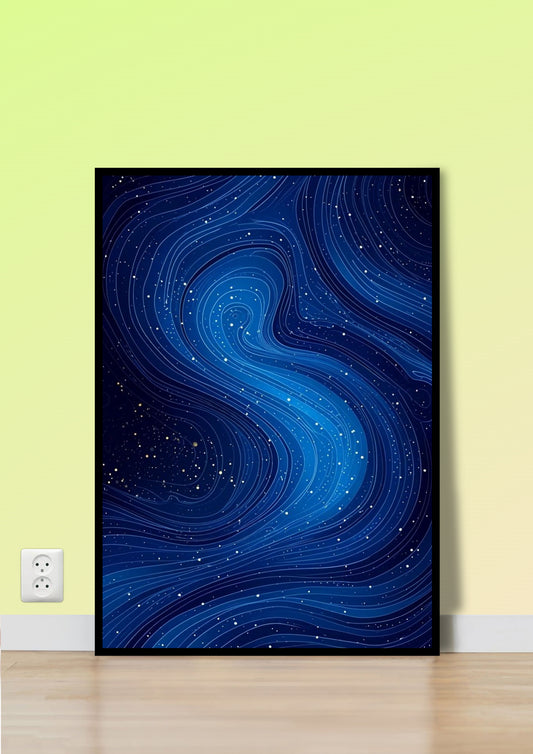 Celestial Currents poster Wall Art