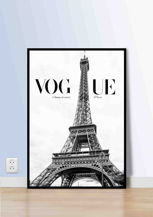 Paris in Vogue Poster Wall Art