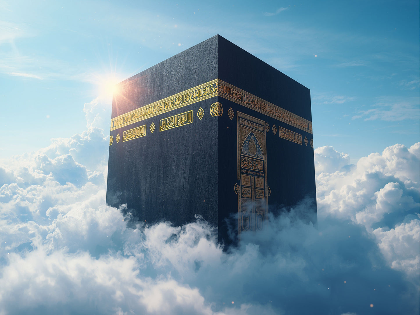 Kaaba Among the Clouds Diamond Painting Kit