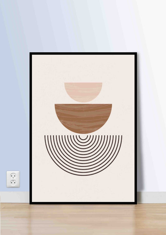Intertwined Silhouettes Poster Wall Art