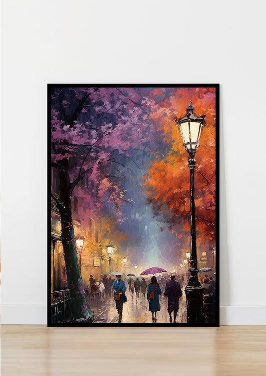 Rainlight Reflections Poster Wall Art