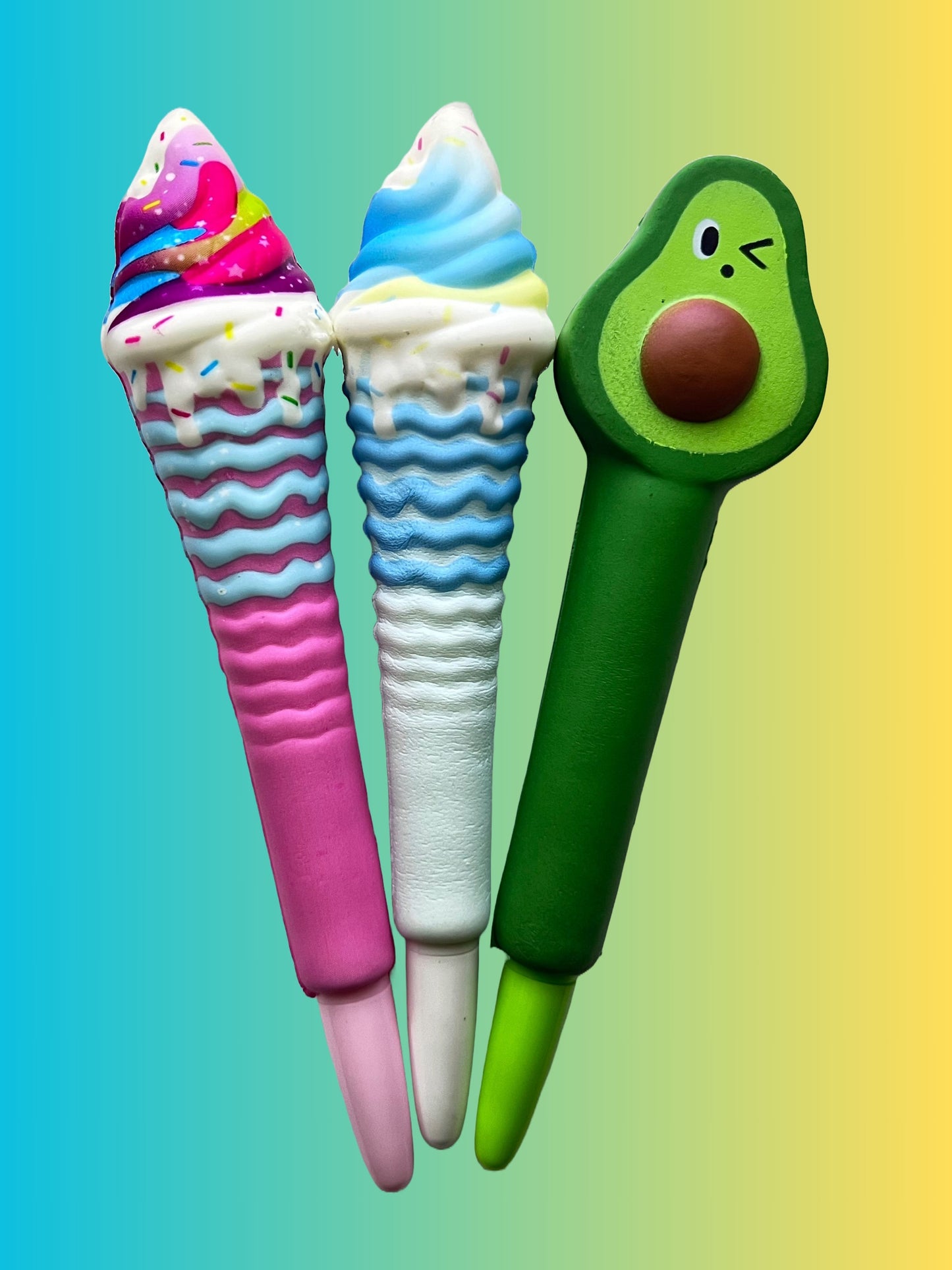 Funky Diamond Drill Pen with Soft Comfortable Grip