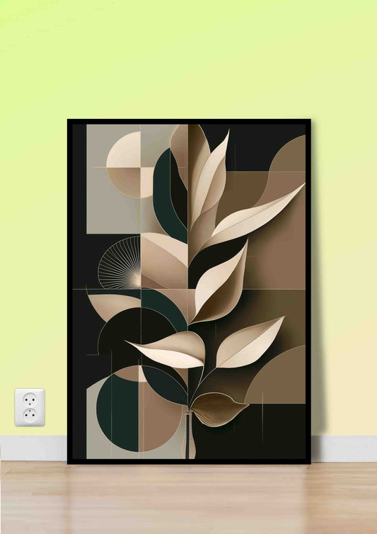 Symmetry in Sepia Poster Wall Art