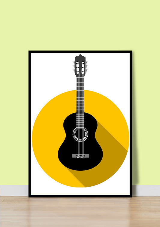 Sunset Strings Poster Wall Art