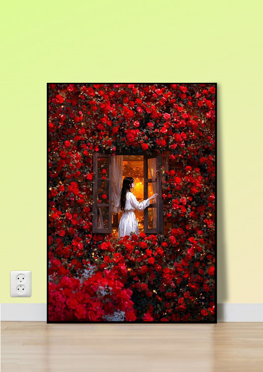 The Secret Garden View Poster Wall Art