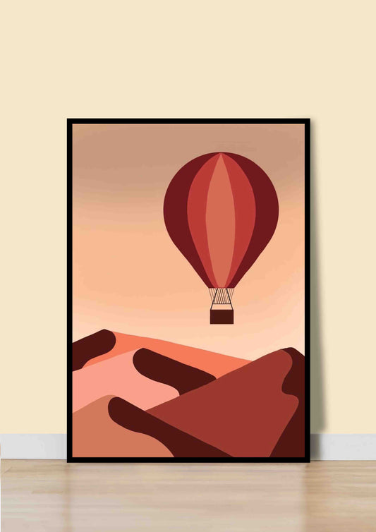 Desert Drift Poster Wall Art
