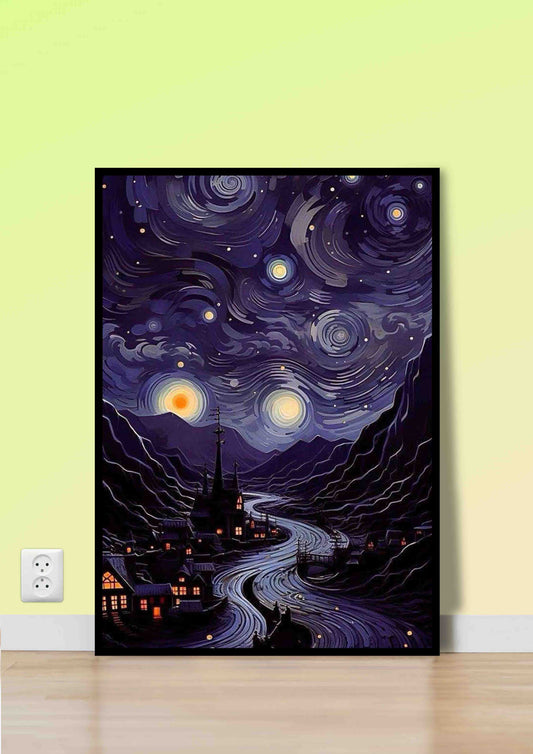 River of Stars Poster Wall Art