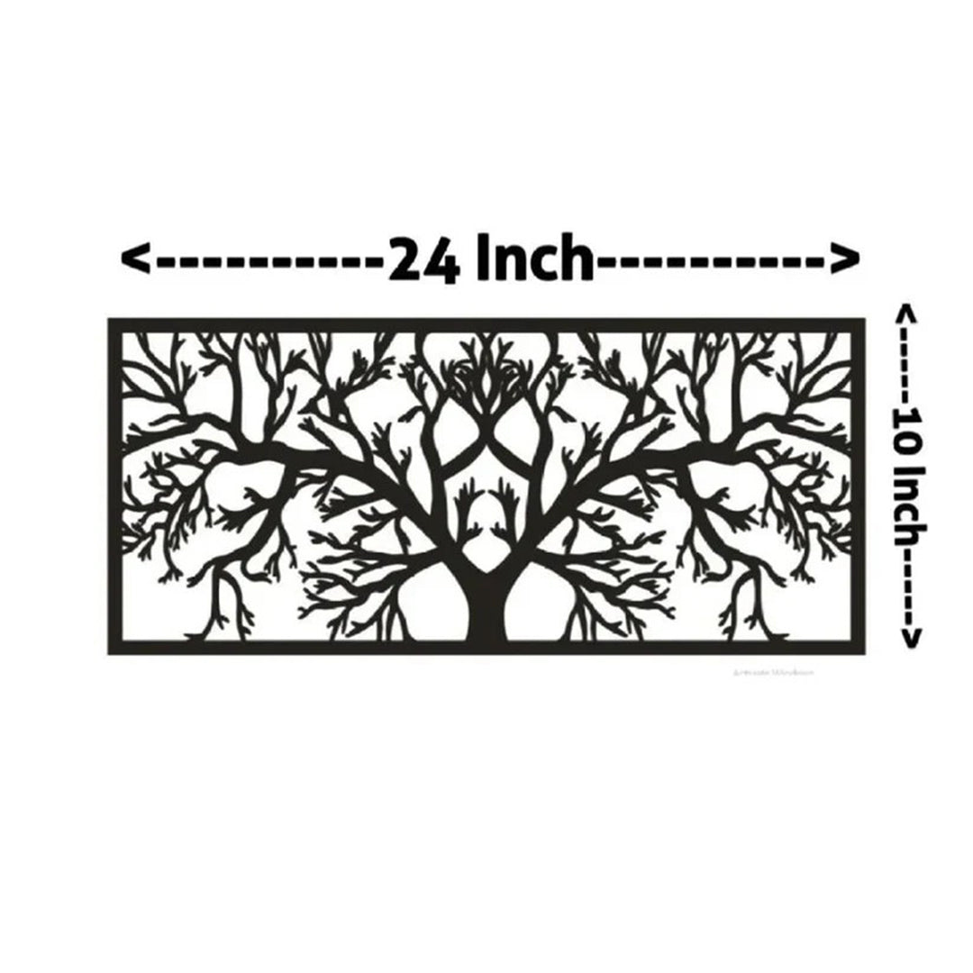 Wooden Tree Wall Painting