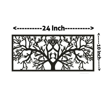 Wooden Tree Wall Painting
