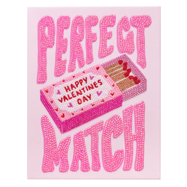The Perfect Match Bedazzling Canvas Kit