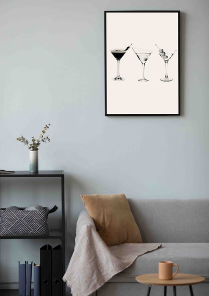 The Olive Trio Poster Wall Art