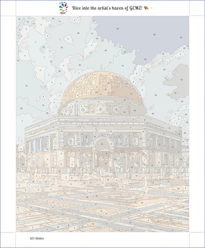 Aqsa Masjid Paint by Numbers kit