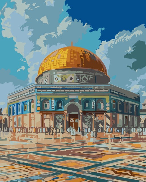 Aqsa Masjid Paint by Numbers kit