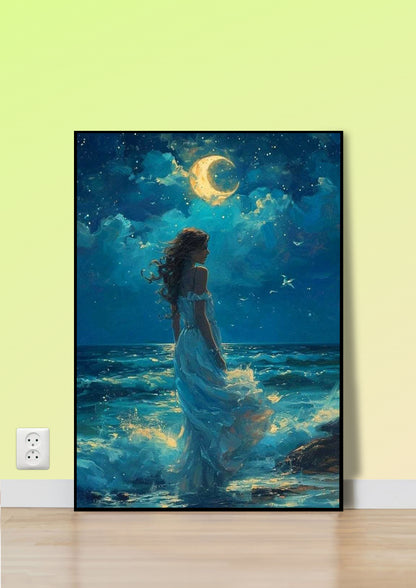 Lunas Embrace Poster Wall Art
