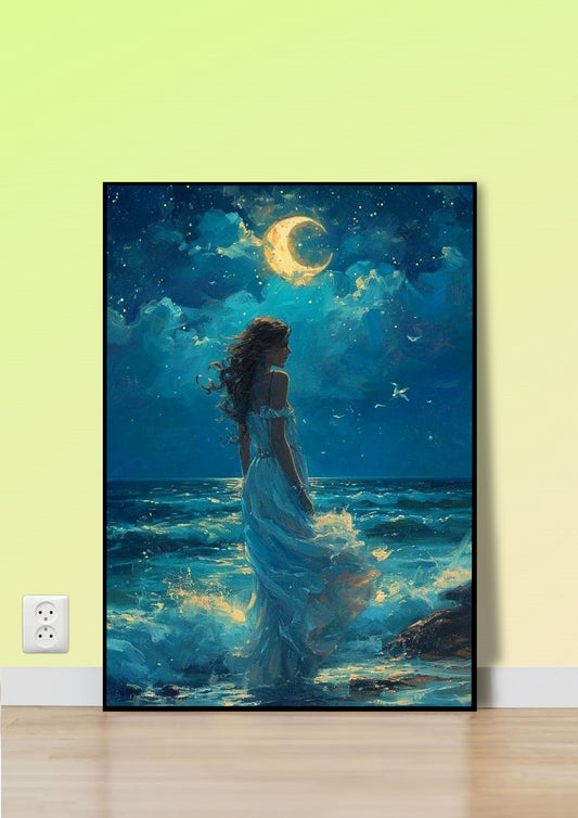 Lunas Embrace Poster Wall Art
