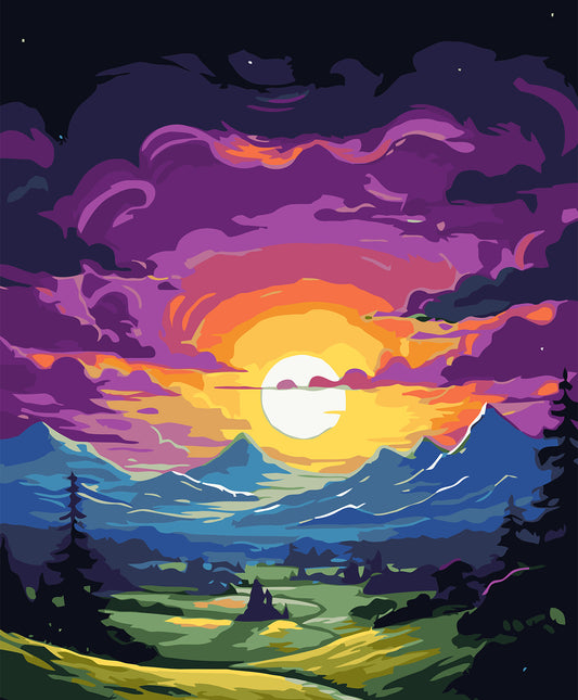 Path to the Dreamland Paint by Numbers kit